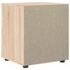 vidaXL Noptiera "VISNES" Stejar Sonoma 45x40x50 cm Lemn prelucrat