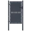 vidaXL Poartă de grădină din oțel 100x200 cm antracit