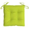 vidaXL Perne de scaun, 2 buc., verde aprins, 40x40x7 cm, textil oxford