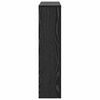vidaXL Capac pentru radiator Stejar Negru 104 x 20 x 82 cm