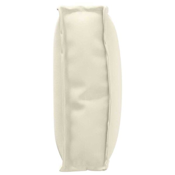 vidaXL Pernă pentru spătar din paleți cu pernă Crem 60 x 40 x 12 cm