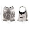 vidaXL Replică armură cavaler medieval jocuri de rol, argintiu, oțel