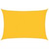 vidaXL P&acirc;nză parasolar, galben dreptunghiular 2x3 m, HDPE, 160 g/m&sup2;