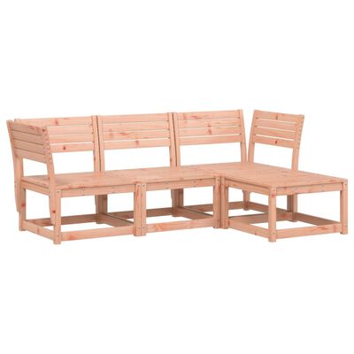 vidaXL Set mobilier relaxare grădină, 4 piese, lemn masiv Douglas