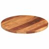 vidaXL Blat de masă rotund, 50 cm, 25-27 mm, lemn masiv acacia