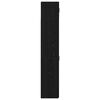 vidaXL Dulap de depozitare 3 pcs Stejar Negru 30 x 42,5 x 225 cm