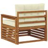 vidaXL Set de canapele de exterior Lemn de acacia solid și poliester
