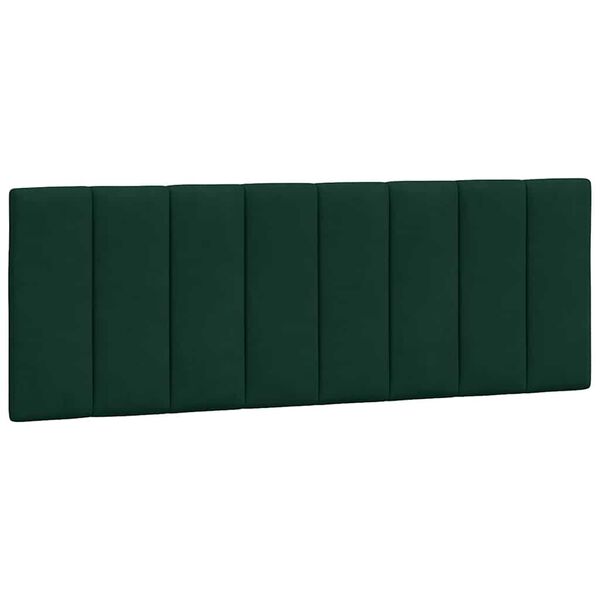 vidaXL Pernă tăblie de pat, Hanko, verde, 140 cm, catifea