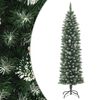 vidaXL Brad de Crăciun artificial slim cu suport, 210 cm, PVC