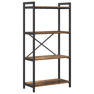 vidaXL Raft pentru cărți 60 x 30 x 120 cm Lemn prelucrat Lemn vechi