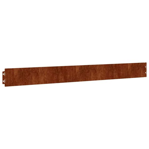 vidaXL Borduri de gazon 50 buc. 10x103 cm oțel Corten flexibil