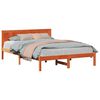vidaXL Cadru de pat Maro 150 x 200 cm Lemn masiv de pin