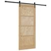 vidaXL Ușă glisantă ORKDAL 86 x 198,5 cm Lemn masiv de pin natural