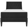 vidaXL Cadru de pat cu saltea cu saltea Negru 80 x 200 cm Catifea