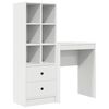 vidaXL Birou Alb 105,5 x 34 x 127 cm 2 buc.