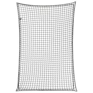 vidaXL Plasă de remorcă cu funie elastică, negru, 2,2x1,5 m, PP