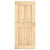 vidaXL Ușă NARVIK natural 90 x 210 cm Lemn de Pin Solid
