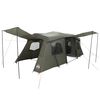 vidaXL 3 persoană 3 persoane Verde Army Poliester 185T cu acoperire PU