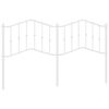 vidaXL Tăblie de pat de schimb metalică, alb, 160 cm