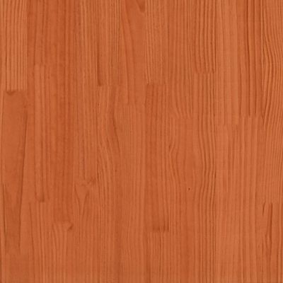 vidaXL Pat pentru seniori, maro ceruit, 140x190 cm, lemn masiv de pin