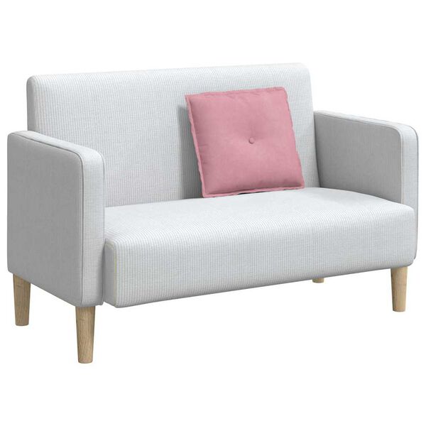 vidaXL Perna pentru spate Roz 50 x 45 cm Țesătură din corduroy