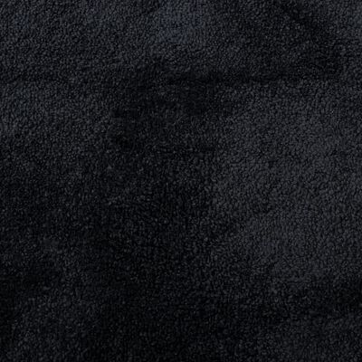 vidaXL Covor „OVIEDO”, fire scurte, negru, Ø 240 cm