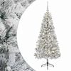 vidaXL Brad de Crăciun artificial cu glob 120 cm 150 LED-uri Alb cald