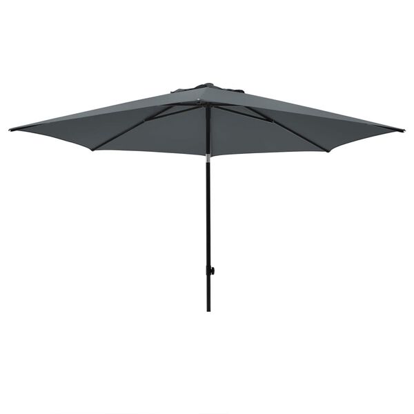 Madison Umbrelă de soare de grădină "Mykanos", gri, 250 cm