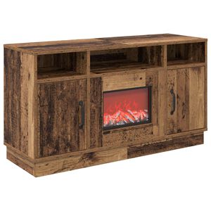 vidaXL Șemineu electric Lemn vechi 100 x 33 x 55 cm Lemn prelucrat