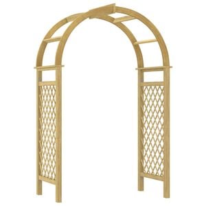 vidaXL Arcadă cu spalier, 141x97x243 cm, lemn masiv de pin tratat