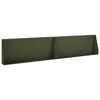vidaXL Zid de sprijin 2 buc. 100 x 12 x 30 cm Oțel Verde măsliniu