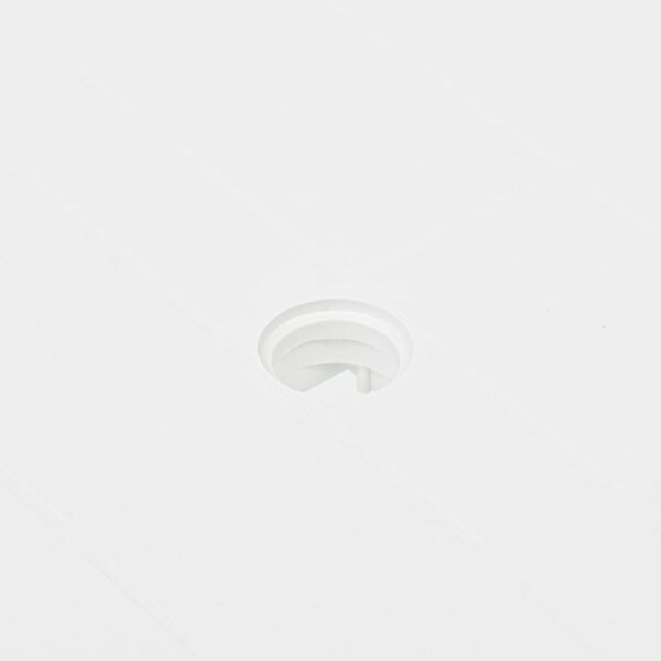 vidaXL Masă de grădină, alb, 80 x 75 x 72 cm, plastic