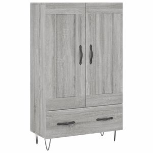 vidaXL Dulap gri Sonoma 69,5x31x115 cm, lemn prelucrat