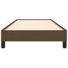 vidaXL Cadru de pat fără saltea, maro închis, 90x190 cm, textil