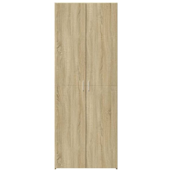 vidaXL Dulap înalt, stejar sonoma, 80x42,5x185 cm, lemn prelucrat
