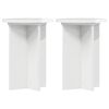 vidaXL Suport pentru plante 2 pcs Alb foarte lucios &Oslash;29,5 x 40 cm