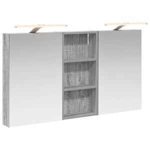 vidaXL Set dulap baie 3 buc. 110 x 10,5 x 60,5 cm Lemn prelucrat