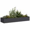 vidaXL Jardinieră Negru 280x80x40 cm Oțel