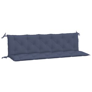vidaXL Perne bancă de grădină 2buc. bleumarin 180x50x7cm textil oxford
