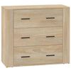 vidaXL Dulap, stejar sonoma, 80x33x70 cm, lemn compozit