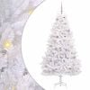 vidaXL Brad de Crăciun artificial cu ramuri articulare Alb 180 cm