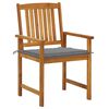 vidaXL Scaune de grădină cu perne 8 buc. lemn masiv de acacia
