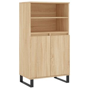 vidaXL Dulap &icirc;nalt, stejar sonoma, 60x36x110 cm, lemn prelucrat