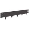 vidaXL Margine pentru gazon 30 buc. 100 x 20 cm Oțel Negru