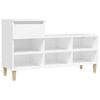 vidaXL Pantofar, alb, 102x36x60 cm, lemn compozit