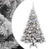 vidaXL Brad de Crăciun artificial cu globuri 120 cm 150 LED-uri