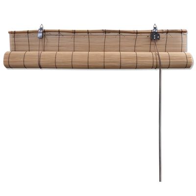 vidaXL Jaluzea tip rulou, maro, 150 x 160 cm, bambus