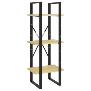 vidaXL Bibliotecă cu 3 rafturi, 40x30x105 cm, lemn masiv de pin