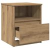 vidaXL Noptiere, 2 buc., stejar artizanal, 40x40x50 cm, lemn prelucrat