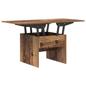 vidaXL Masă de cafea Lemn Vechi 55 x 54,5 x 45 cm Lemn compozit
